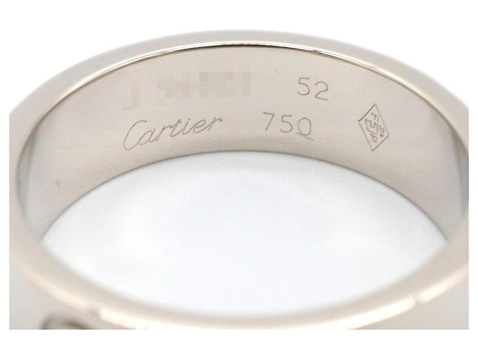 Anello Cartier Love in oro bianco 18K D'oro - vista 3