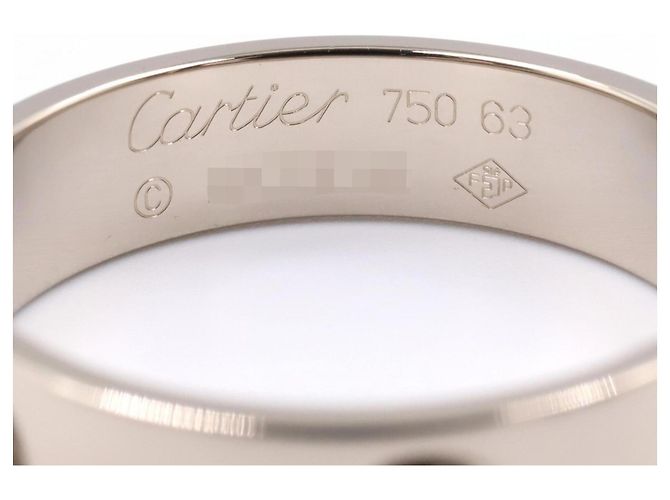 Anello Cartier Love in oro bianco 18K D'oro - vista 3
