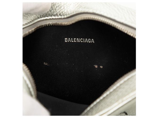 Balenciaga Everyday Camera Bag XS Argento - vista 4