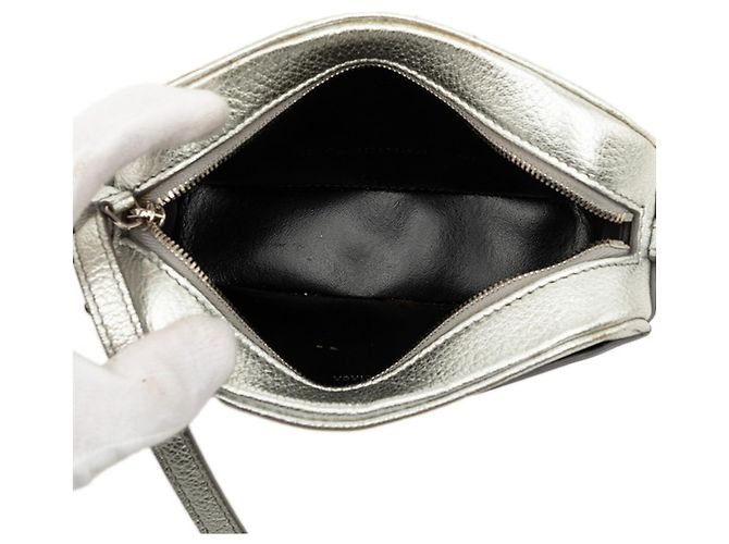 Balenciaga Everyday Camera Bag XS Argento - vista 5
