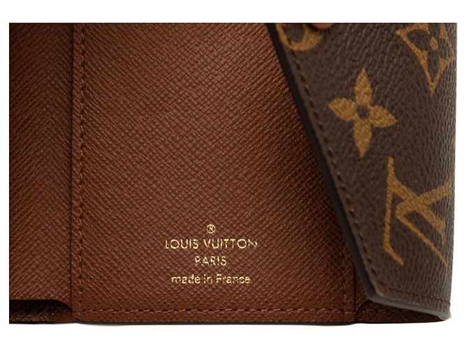 Louis Vuitton Monogram Tri-fold Wallet Brown - view 6