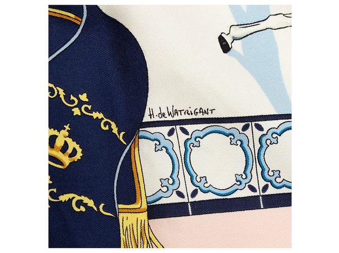 Hermès Hermes Carre 90 Royal Andalusian Equestrian School Schal Pink Mehrfarben - Ansicht 3