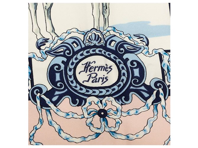 Hermès Hermes Carre 90 Royal Andalusian Equestrian School Schal Pink Mehrfarben - Ansicht 5