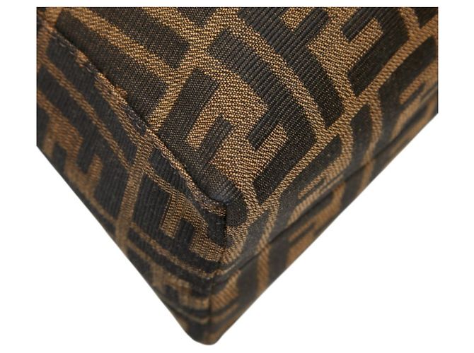 Borsa monospalla Fendi Zucca Marrone - vista 7
