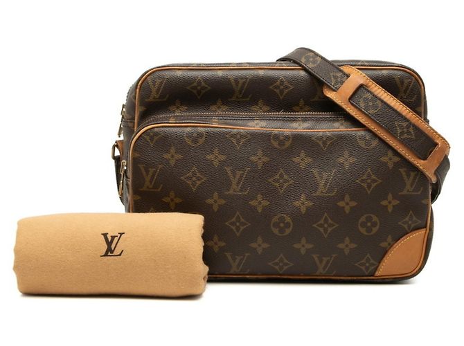 Bolso de hombro Louis Vuitton Monogram Nile Castaño Monograma - vista 8