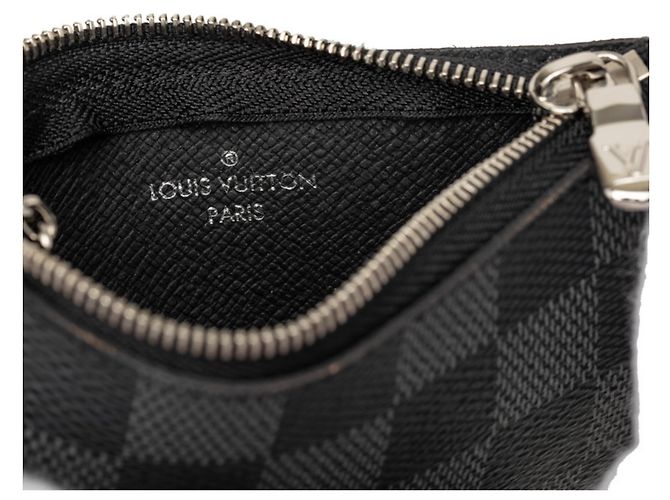 Louis Vuitton Damier Graphite Coin Purse Black Damier ebene - view 6