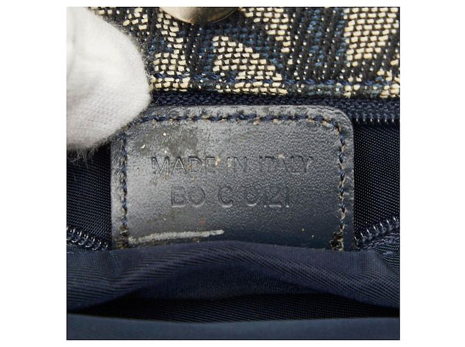 Borsa Christian Dior Dior Trotter Blu navy - vista 10