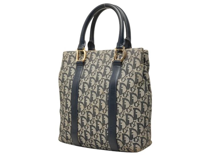 Borsa Christian Dior Dior Trotter Blu navy - vista 2