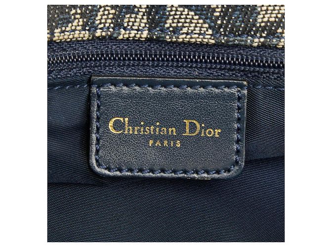 Borsa Christian Dior Dior Trotter Blu navy - vista 9