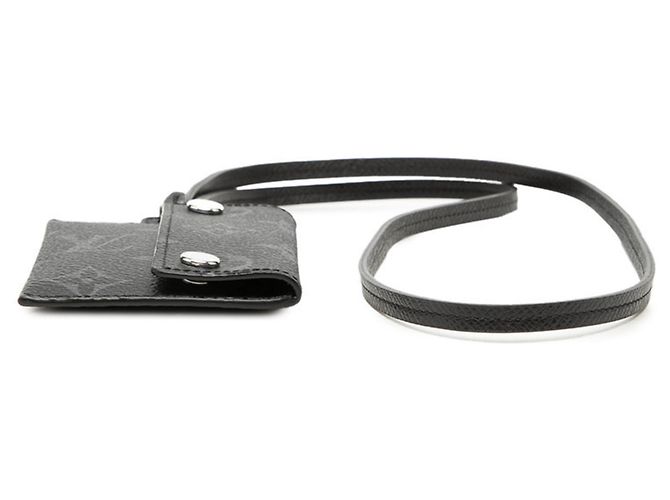 Louis Vuitton Monogram Eclipse Business Card Case Black - view 3