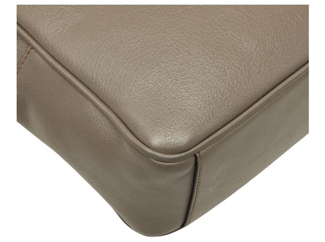 Borsa a tracolla Prada con placca logo triangolare Marrone - vista 7