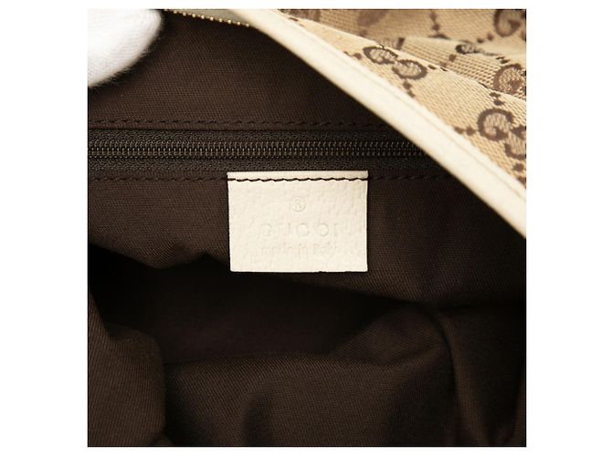 Borsa a tracolla Gucci GG Canvas Abbey Nero Beige Crudo - vista 5