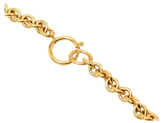 Chanel Coco Mark Vintage lange Halskette 94P Golden - Ansicht 4