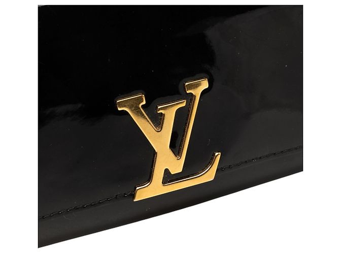 Louis Vuitton Pochette Louise PM Borsa a Tracolla con Catena Nero - vista 6