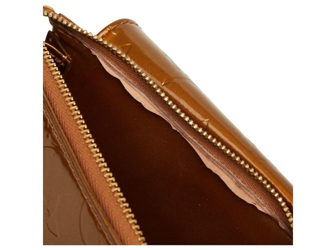 Borsa a tracolla Louis Vuitton Monogram Vernis Mott Marrone Bronzo - vista 11