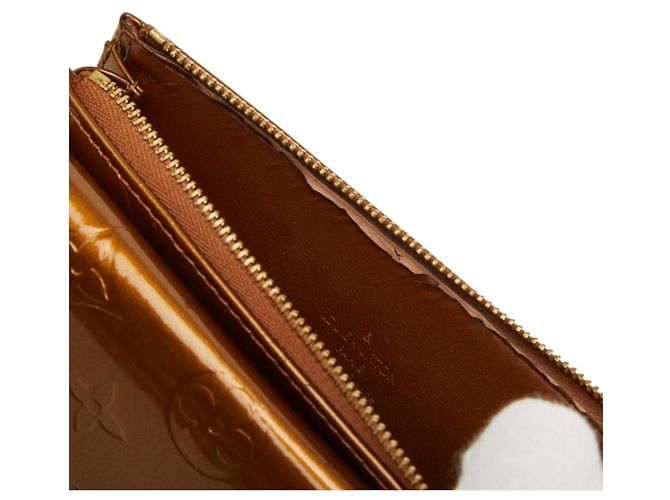 Borsa a tracolla Louis Vuitton Monogram Vernis Mott Marrone Bronzo - vista 12