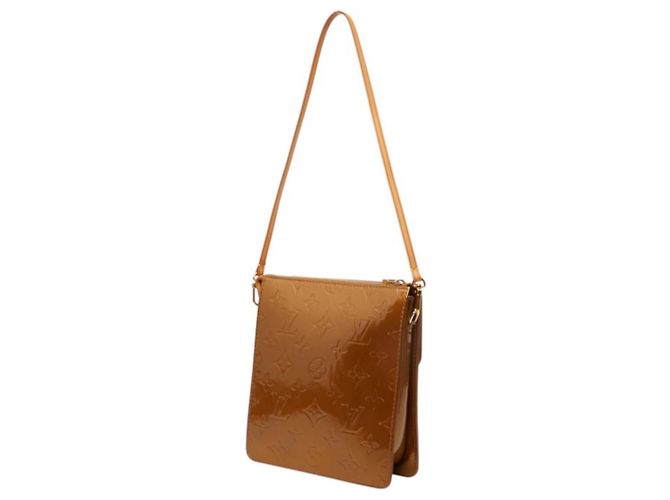 Borsa a tracolla Louis Vuitton Monogram Vernis Mott Marrone Bronzo - vista 2