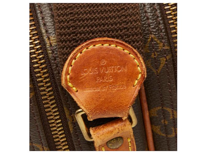 Bolso bandolera Louis Vuitton Monogram Reporter PM Castaño - vista 13