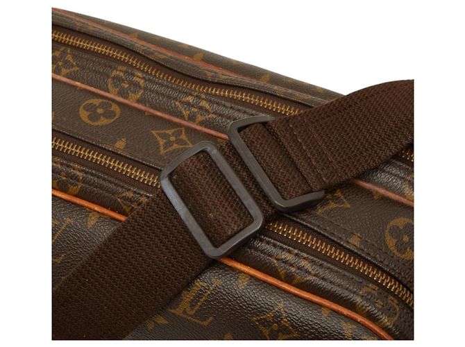 Bolso bandolera Louis Vuitton Monogram Reporter PM Castaño - vista 8
