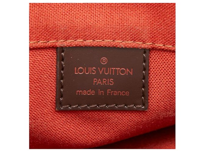 Borsa a tracolla Louis Vuitton Damier Bastille Marrone - vista 11