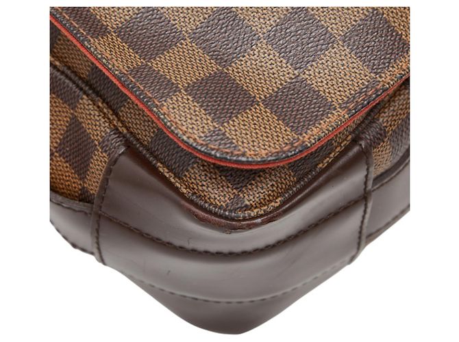 Borsa a tracolla Louis Vuitton Damier Bastille Marrone - vista 5