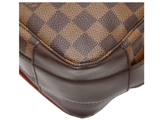 Borsa a tracolla Louis Vuitton Damier Bastille Marrone - vista 6