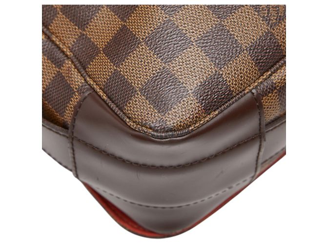 Borsa a tracolla Louis Vuitton Damier Bastille Marrone - vista 7