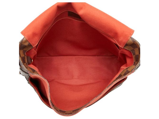 Borsa a tracolla Louis Vuitton Damier Bastille Marrone - vista 8