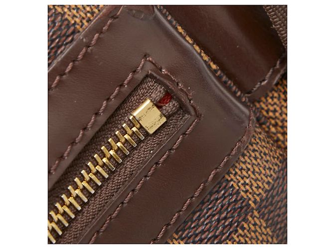 Borsa a tracolla Louis Vuitton Damier Bastille Marrone - vista 9