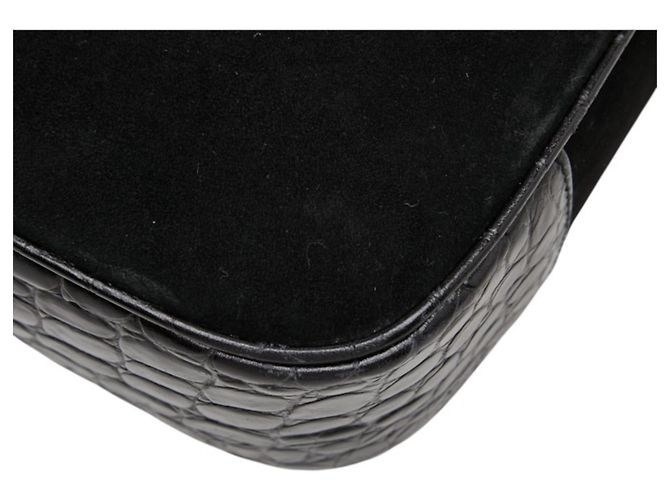 Borsa a tracolla Salvatore Ferragamo Gancini Nero - vista 6
