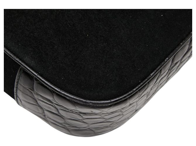 Borsa a tracolla Salvatore Ferragamo Gancini Nero - vista 7