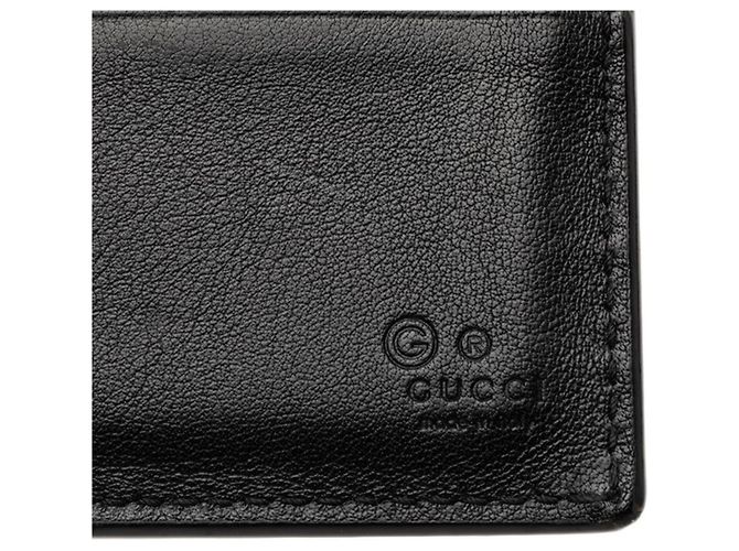 Cartera bi-fold Gucci Microguccissima Negro - vista 5