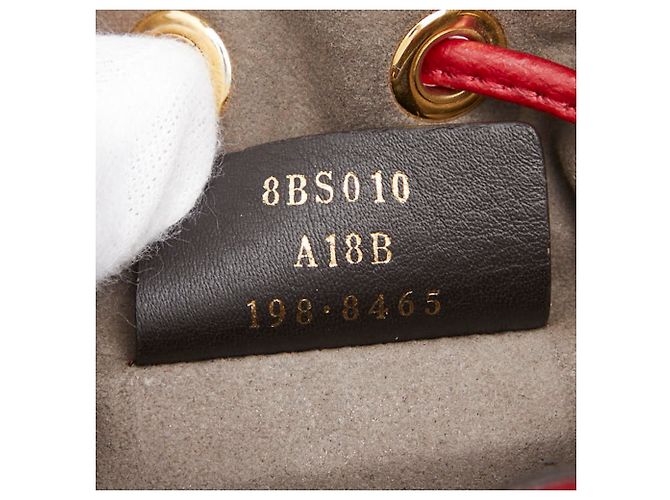 Borsa a mano Fendi Mon Trésor Mini Rosso - vista 10
