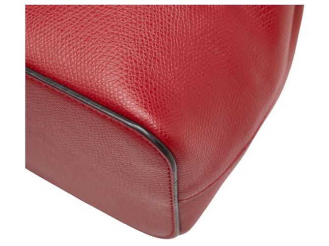Borsa a mano Fendi Mon Trésor Mini Rosso - vista 4