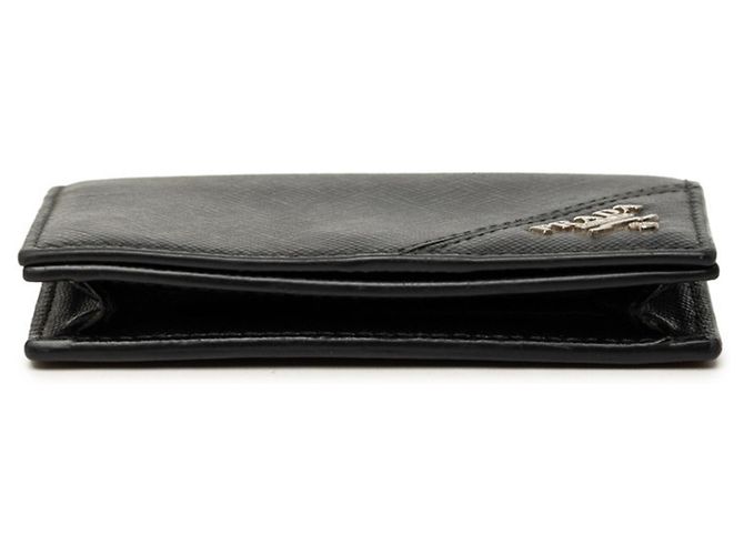 Tarjetero Prada de piel Saffiano negra Negro - vista 3