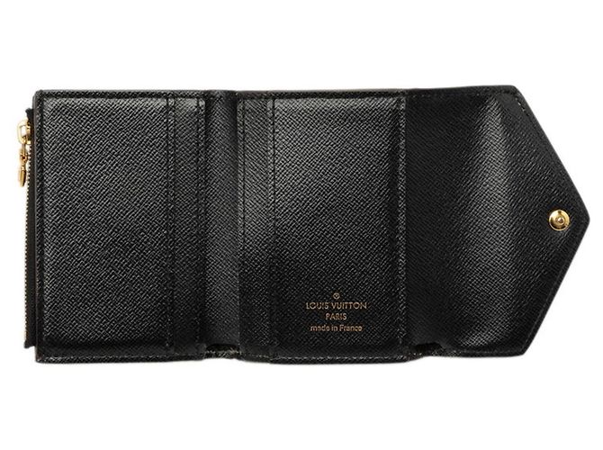 Louis Vuitton Monogram Giant Reverse Portefeuille Zoe Tri-fold Wallet Castaño Monograma - vista 4