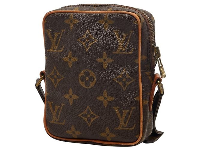 Louis Vuitton Monogram Mini Danube Crossbody Shoulder Bag Braun - Ansicht 2