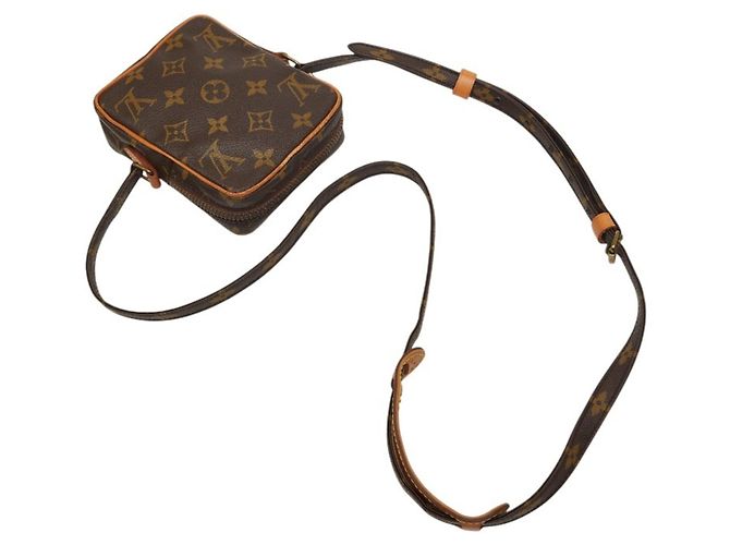 Louis Vuitton Monogram Mini Danube Crossbody Shoulder Bag Braun - Ansicht 6