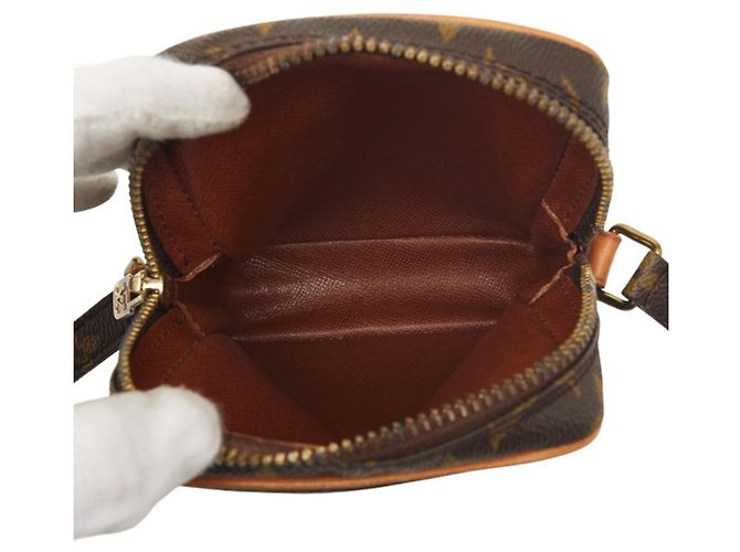 Louis Vuitton Monogram Mini Danube Crossbody Shoulder Bag Braun - Ansicht 7