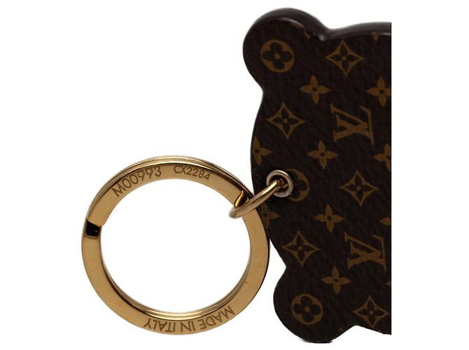 Louis Vuitton Portefeuille LV Panda Keychain Charm Schwarz Pink Weiß - Ansicht 3