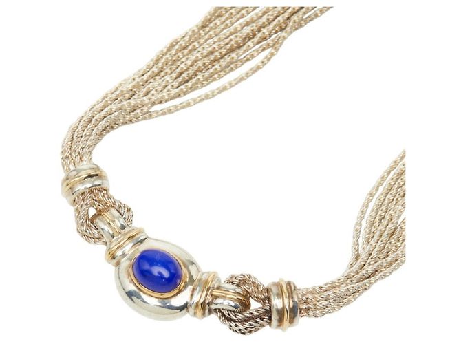 Autre Marque Collana a catena in argento Tiffany & Co. con lapislazzuli - vista 3