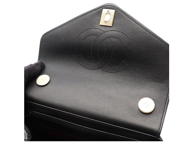 Chanel V-Stitch Leather Backpack Black - view 6