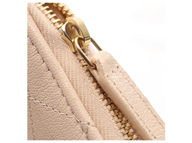 Porta-cartões em couro rosa Chanel - vista 11