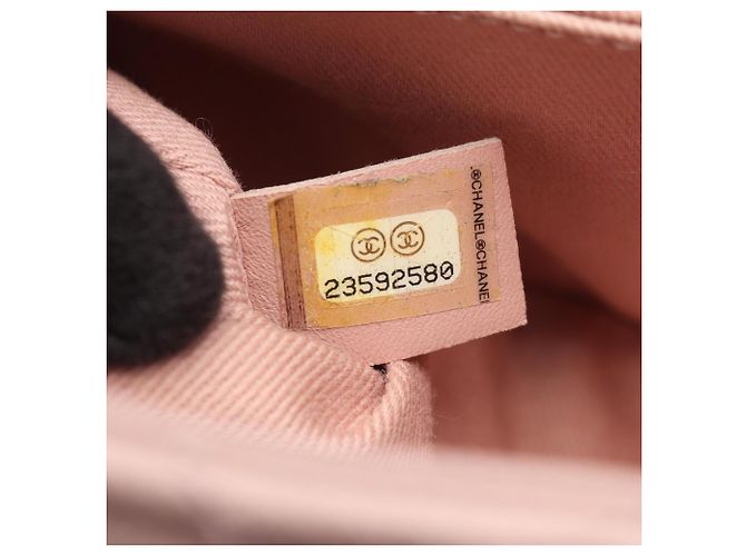 Borsa a mano 2-Way Chanel Coco Handle Flap Matelassé Rosa - vista 5