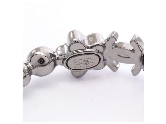 Chanel Coco Mark Star Creolen Silber - Ansicht 4