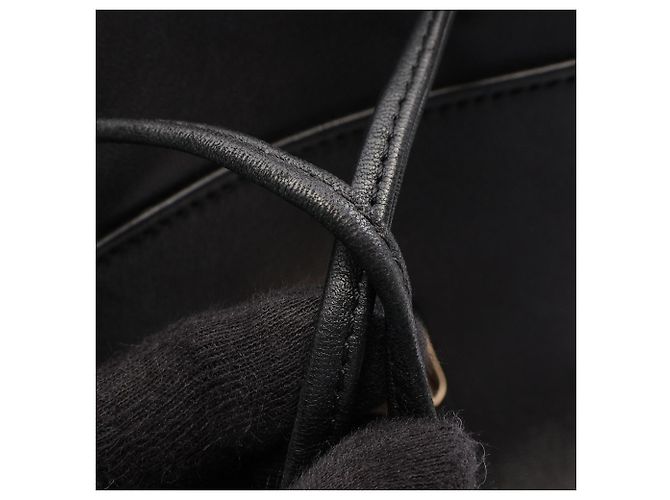 Mochila/Bolso Chanel Coco Mark Chain Negro - vista 11