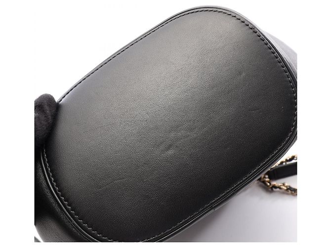 Mochila/Bolso Chanel Coco Mark Chain Negro - vista 7