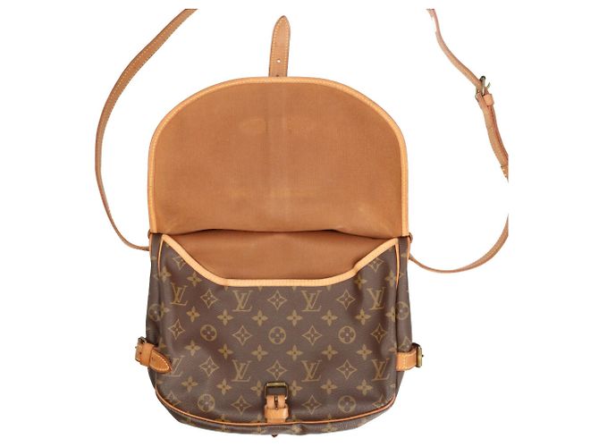 Louis Vuitton Saumur 30 Monogram Schultertasche Braun - Ansicht 11