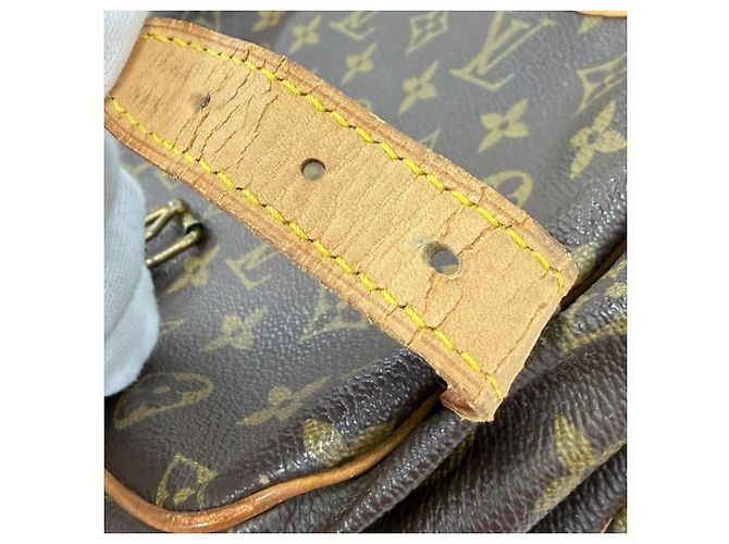 Louis Vuitton Saumur 30 Monogram Schultertasche Braun - Ansicht 15