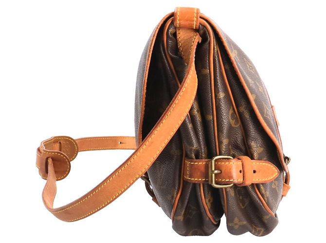 Louis Vuitton Saumur 30 Monogram Schultertasche Braun - Ansicht 4
